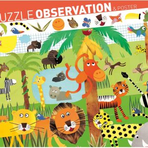 Puzzle Observación: La Jungla - 35 pzs. - Djeco