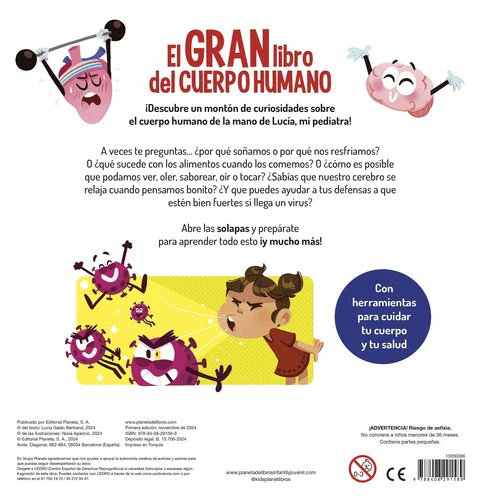 El Gran Libro del Cuerpo Humano (¡Con solapas!)I – Planeta