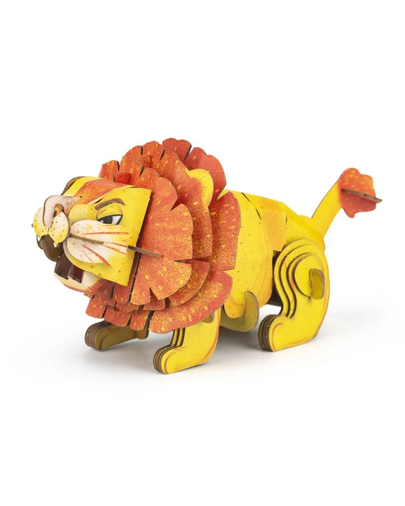 Mini Puzzle 3D con sonido: León – Mieredu